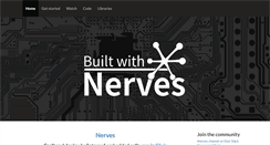 Desktop Screenshot of nerves-project.org