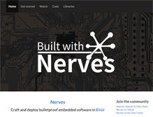 Tablet Screenshot of nerves-project.org